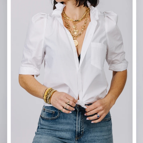 Baby Pink KMJ ruffle shirt - Picture 2 of 10